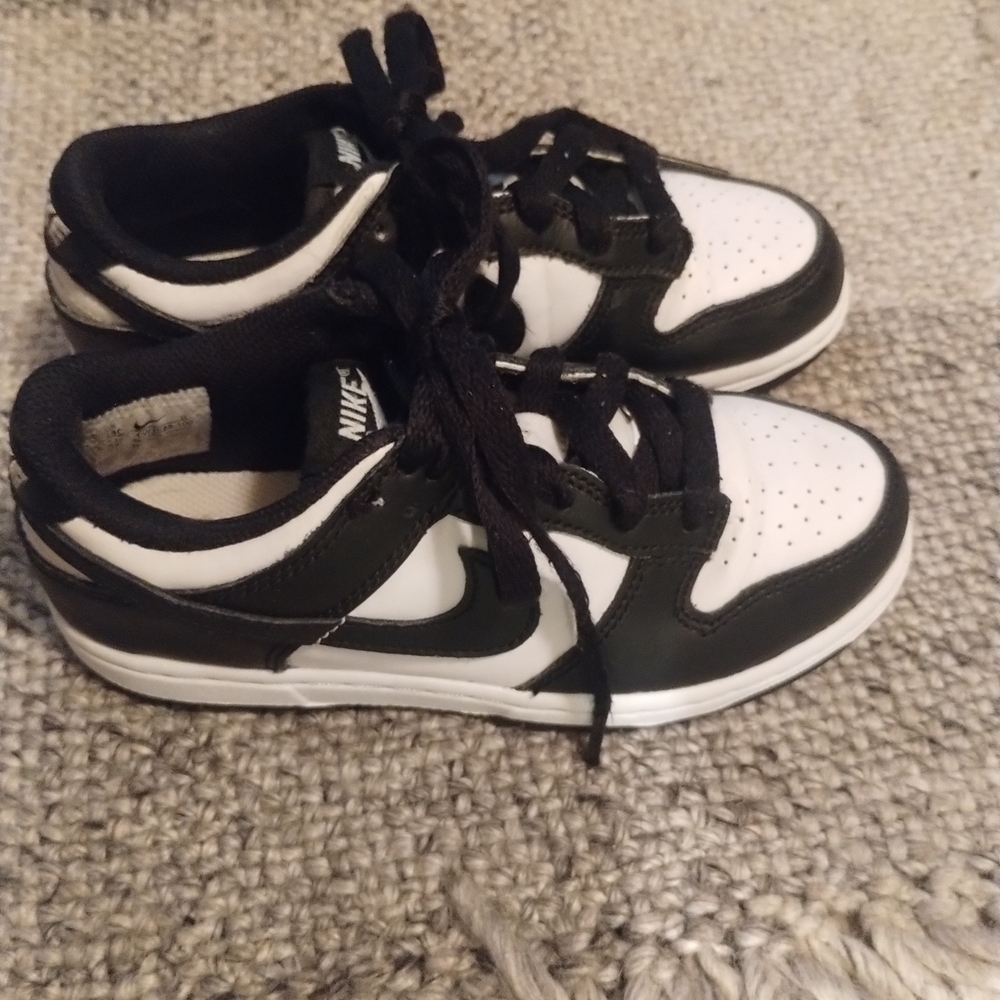Nike Kids Panda Dunks Black and White Sneakers